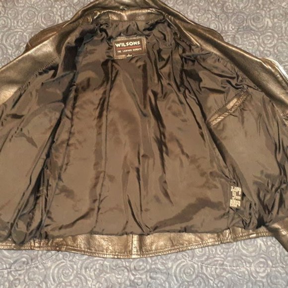 Wilsons Leather 100% Leather " biker style" w/Thinsulate - Picture 6 of 8